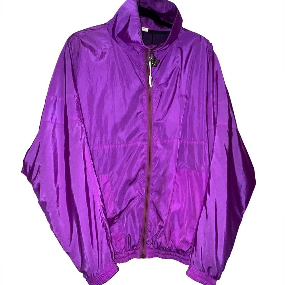 VETEMENTS 2019 Purple Angel Pendant Windbreaker Jacket